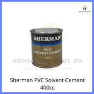 ◭ ☬ ◇ Sherman Solvent Cement 400cc / PVC Cement 400cc