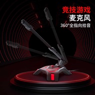 M6 USB with RGB Luminous Fashion Wired Microphone Game Condenser Desktop Video Chat Microphone