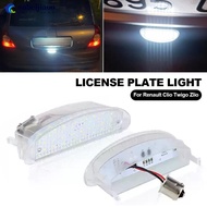 NOBELJIAOO LED Car Number License Plate Light Lamp DC 12V 18W 24SMD 1156 Light Accessories for Renau