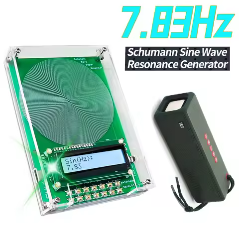7.83HZ Schumann Wave Generator Natural Bio-Healing Ultra-low Frequency Pulse Generator 3.5MM Audio R