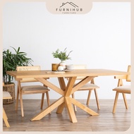 Furnihub KARE Dining Table (100 X 180CM) Meja Makan | Meja Kayu