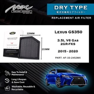 Lexus GS350 3.5L V6 Gas 2GR-FKS 2015-2020 33-2452MX Max Racing Exhaust Performance Drop-in Dry Type 