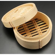 Bamboo Steamer Body & Cover / Steamed Basket for pau / kuih / dim sum / Dim Sum Basket / Bamboo Stea