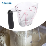 [Koolsoo] 1 Cup Angled Measuring Cup Easy to Use Portable Food Grade Material 250ml