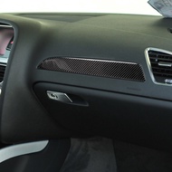 Real Carbon Fiber Auto Dashboard Decorative Sticker For Audi A4 A4L B8 A5 Q5 Car Interior Accessories