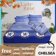 Lady Rose Chelsea King Queen Single Bed Sheet 30 cm High Cool Comfortable Elegant Premium Soft Bedsh