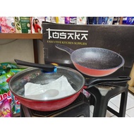 Tosaka kitchen property || wajan panci wok pan nano silver coating ||