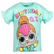 Diva Bon Bon Queen Bee Neon QT Birthday Girls T-Shirt Little Kid to Big Kid