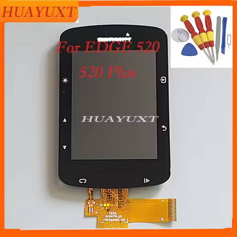 2.4"Inch Complete LCD Screen For GARMIN EDGE 520 520J 520 Plus Bicycle Speed Meter Display Panel Tou