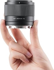 VILTROX AF 40mm F2.5 FE Mount Lens for Sony, 40mm f/2.5 Full Frame Auto Focus Prime Lens for Sony a7