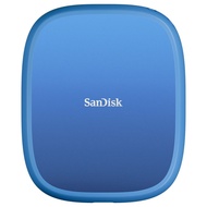 SANDISK เอ็กซ์เทอร์นัลเอสเอสดีพกพา รุ่น Extreme Portable SSD E62C (Creator Edition) ความจุ 2TB สีฟ้า