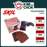 [ Clear Stock | Display Set ] SKIL Palm Sander Extra Sand Paper ( 7333 ) Orbital Sander 180W