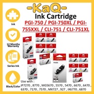 PGI-750 PGI750 PGI-750XL PGI750XL PGI-755XXL PGI755XXL CLI-751 CLI751 CLI-751XL CLI751XL Ink Cartrid