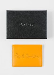 Paul Smith 絕版~西班牙製造！精品牛皮信封式、卡片夾、名片夾、零錢包、鈔票夾、信用卡夾