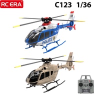 RC ERA C123 1/36 6CH RC Helicopter Dual Motor Full Proportion Brushless Helicopter Optical Flow Loca