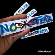 NOFEAR cutting stickers, no fear motorcycle stickers, reflective stickers, no fear