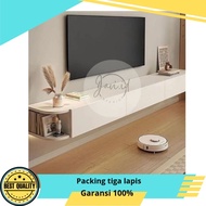AG_054 TRICIA Minimalist Hanging TV Table. Curved TV Table. Modern Minimalist Curved TV Table.