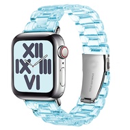 สาย สำหรับ Apple Watch Ultra 2 สาย 49มม. สีใส สายนาฬิกา สำหรับ Apple Watch Series 9 8 SE 7 6 5 4 45มม.41มม.44มม.40มม.42มม.38มม.ใสสายรัดข้อมือ