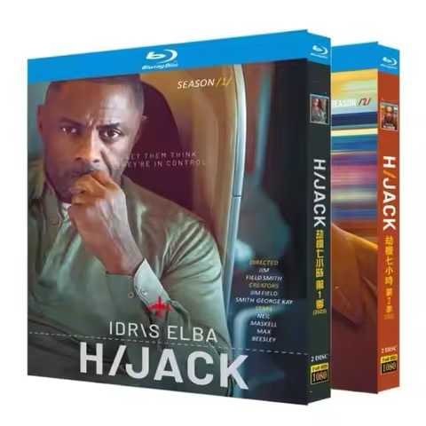 Hijack Season 1-2, 4-Disc New Sealed Box Set Blu-ray Disc High Definition BD DVD