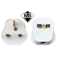 SIRIM 13A Plug Top 13A 3PIN PLUG 3 PIN PLUG 13APLUG PLUGTOP 13A Unbreakable Fused Kepala Plug Elektr