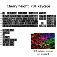 130pc/set Spiders Web Themed PBT Keycap For 61/64/68/82/84/87 Keyboards Key Caps