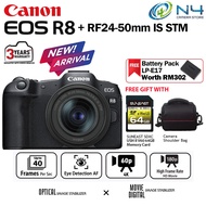 Canon EOS R8 Mirrorless Camera with RF 24-50mm f4.5-6.3 IS STM Lens / R8 Body only F Mount, 24.2 MP,