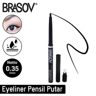 [Ayacosmetik] Brasov Automatic Waterproof Eye Liner / Eyeliner Putar Brassov