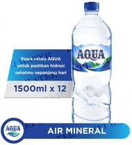 Terbaru Aqua Kemasan Botol 1500 Ml 1.5/1,5 Liter Berkualitas