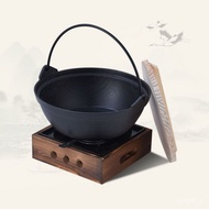 HY-$ Japanese-Style Cast Iron Pot Hand-Held Pot Clay Pot Pot Hot Pot and Soup Pot Iron Pot Alcohol Stove Hot Pot Japanes