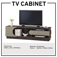 TV Cabinet 6ft TV Console Living Hall Cabinet Media Storage Cabinet 180cm TV Rack