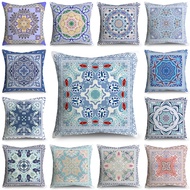 Single-sided printed bohemian pattern polyester cushion cover home decoration sofa Sarung Bantal car pillowcase