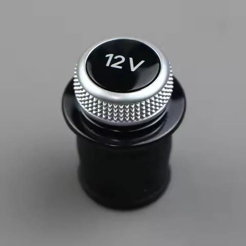 Car Cigarette Lighter Decoration Cover Chrome Plated Cigarette Lighter Plug For Audi A3 A4 A5 Q2 Q7 