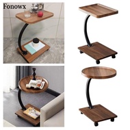 [Fonowx] Side Table with Wheels Sofa Table End Table, Coffee Table, Table, Bedside Table