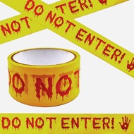 Halloween Decorations Caution TapeDo Not Enter Scary Caution Tape Roll Outdoor Spooky DIY Decorative