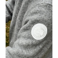 [Daigou Version] Canada Goose Big Goose Armband Badge Zipper Hooded Warm Windproof Wool Jacket, Same