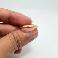 cincin polos padat emas muda