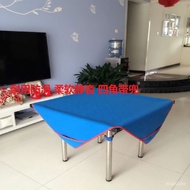 QM🍅 1.2 M Large Mahjong Table Cloth with Pocket Mahjong Table Cloth Cushion Silencer Thickened Household Mahjong Mahjong