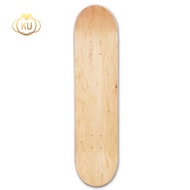 8Inch 8-Layer Maple Blank Double Concave Skateboards Natural Deck