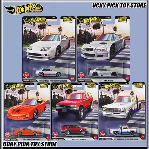 Hot Wheels GJT86 Premium Series Boulevard Nissan 300zx Bmw M3 Toyota 4Runner Dodge Truckpontiac Fire