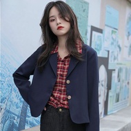 Coats for Women Crop Clothes Blazer Woman Loose Solid Jacket Short Modern Bags Korean Reviews Many Clothes Korean Outerwears New