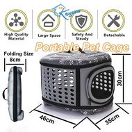 {SG} Cat Bags Carriers Bag Breathable Cats Backpack For 7.5kg Pets Portable Outgoing Dog Cage Foldab