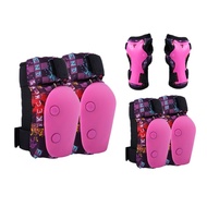 6Pc Rollerblading Skateboarding For Kid Elbow Knee Pads Wrist Guards Protective Gear Set Sport Outdoor Gift