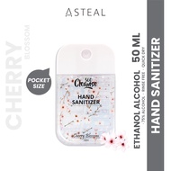 Cleanse360 Cherry Blossom Scent Card Pocket Hand Sanitizer 75% Ethanol Alcohol [Liquid/Spray - 50ml]