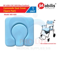 Commode Seat Cover (Spare Part)(KDB-CSC)(MO-609 Bule Cushion )