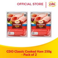 CDO Classic Cooked Ham 250g - Pack of 2