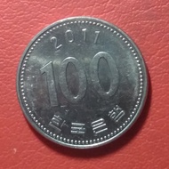 uang kuno koin asing 100 won Korea Selatan TP 552