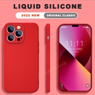 Luxury Casing For iPhone 7 8 6 6S Plus 7Plus 8Plus 11 12 13 Mini X XS MAX XR Case Liquid Silicone Phone Protection Soft Cover