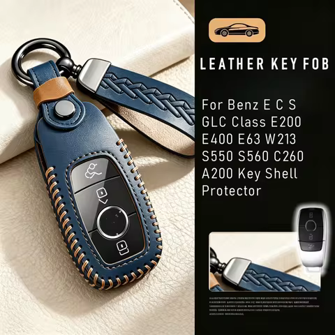 Car Key Shell Protector for Mercedes Benz E C S GLC Class E200 E400 E63 W213 S550 S560 C260 A200 Key