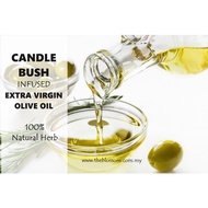 Candle Bush/Daun Senna/Daun Gelenggang infused extra virgin olive oil | 对面叶浸泡橄榄油 | Soap making | Ski
