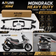 QJ MOTOR AX200S Monorack Heavy Duty ARUMI Top Box Rack Alloy Box Carrier AX200S